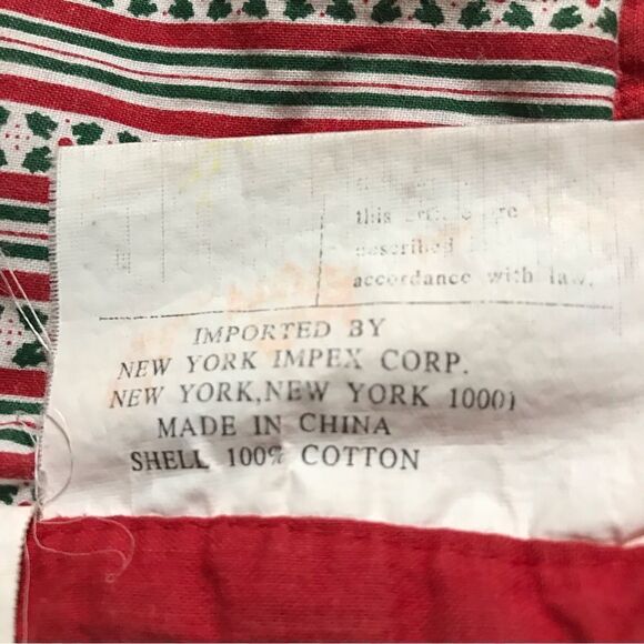 Vintage Santa Claus Christmas Quilted Blanket - Picture 11 of 16